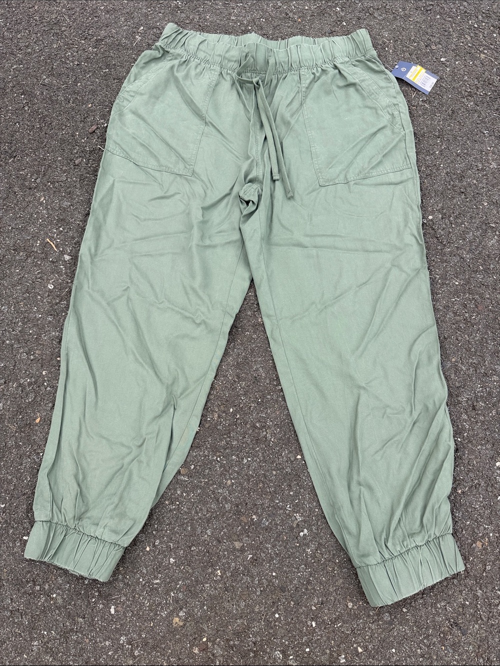 NWT! Womens Lightweight Green Cargo Jogger Pants - Universal Thread L